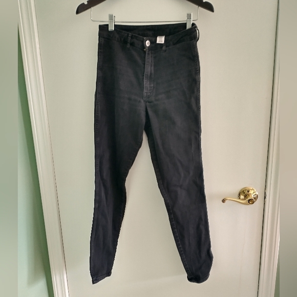Women's black h&m high-waisted skinny jeans - Picture 6 of 8